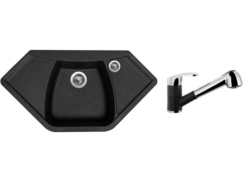Set Sinks NAIKY 980 Granblack + batéria Sinks LEGENDA S Granblack
