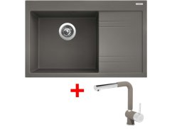 Set Sinks RIM 780 L Truffle + Mix 3 P GR Set Sinks RIM 780 L Truffle + Mix 3 P GR