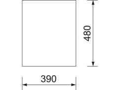 Set Sinks CUBE 410 Milk + baterie Sinks ENIGMA S Milk