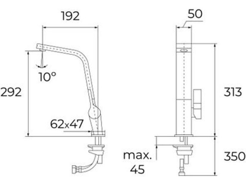 Dřezová baterie Teka ICC 915 TIT - 6