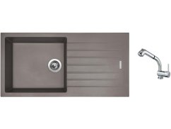 Set Sinks PERFECTO 1000 Truffle + batéria Sinks MIX 3 S Chróm Set Sinks PERFECTO 1000 Truffle + batéria Sinks MIX 3 S Chróm