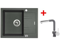 Sinks LINEA 600 XC Titanium + Mix 3 P GR