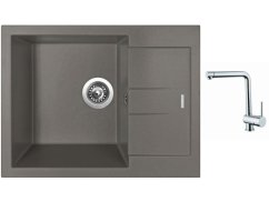 Set Sinks AMANDA 650 Truffle + batéria Sinks MIX 3 chróm