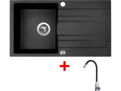 Sinks RAPID 780 XC Granblack + Elasta nerez/černá Sinks RAPID 780 XC Granblack + Elasta nerez/černá