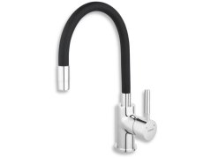 Dřezová baterie Novaservis Ferro Černá/chrom 70710.0C