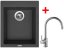 Set Sinks Cube 410 Pureblack + Vitalia - 1