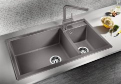 Granitový drez Blanco METRA 9 sivá vulkan Granitový drez Blanco METRA 9 sivá vulkan