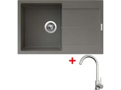 Sinks ULTIMA 790 Marone + ELASTA černá matná Sinks ULTIMA 790 Marone + ELASTA černá matná
