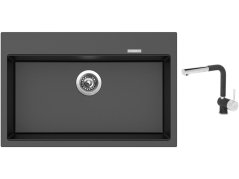 Set Sinks MAXIMO 780 Metalblack + batéria Sinks MIX 3 P Metalblack Set Sinks MAXIMO 780 Metalblack + batéria Sinks MIX 3 P Metalblack