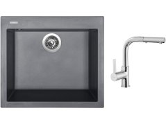 Set Sinks CUBE 560 Titanium + batéria Sinks ENIGMA S chróm Set Sinks CUBE 560 Titanium + batéria Sinks ENIGMA S chróm