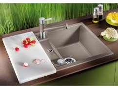 Granitový dřez Blanco METRA 45 S Compact černá s excentrem Granitový dřez Blanco METRA 45 S Compact černá s excentrem