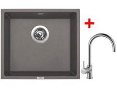 Set Sinks Frame 457 Truffle + Vitalia Set Sinks Frame 457 Truffle + Vitalia