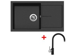 Set Sinks Infinity 860 Metalblack + Vitalia GR Set Sinks Infinity 860 Metalblack + Vitalia GR
