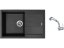 Set Sinks AMANDA 780 Granblack + baterie Sinks MIX 3 S Chrom