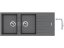 Set Sinks PERFECTO 1160 DUO Titanium + baterie Sinks SLIM S2 kartáčovan
