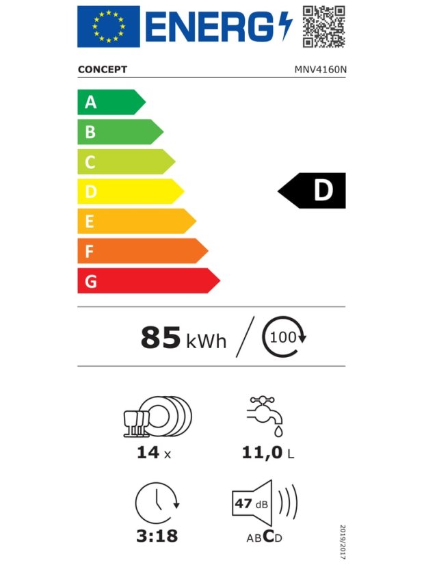 Concept MNV4160N myčka nádobí 60 cm - 12