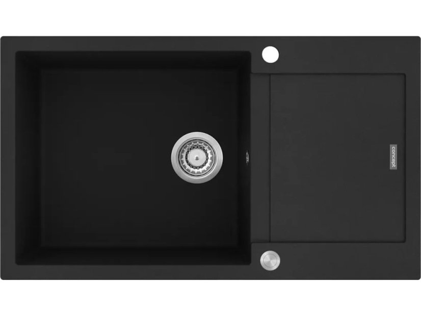 Granitový dřez Concept DG10L60bc Linea Černý - 1