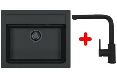 Set Alveus Atrox 30 čierna matná Black edition + Zeos-P Čierna