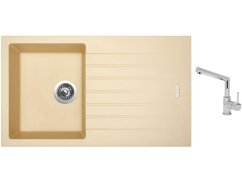 Set Sinks PERFECTO 860 Sahara + baterie Sinks MIX 350 P chrom Set Sinks PERFECTO 860 Sahara + baterie Sinks MIX 350 P chrom