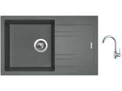 Set Sinks LINEA 780 N Titanium + batéria Sinks MIX 35 chróm Set Sinks LINEA 780 N Titanium + batéria Sinks MIX 35 chróm