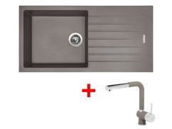 Set Sinks Perfecto 1000 Truffle + Mix 3 P GR Set Sinks Perfecto 1000 Truffle + Mix 3 P GR