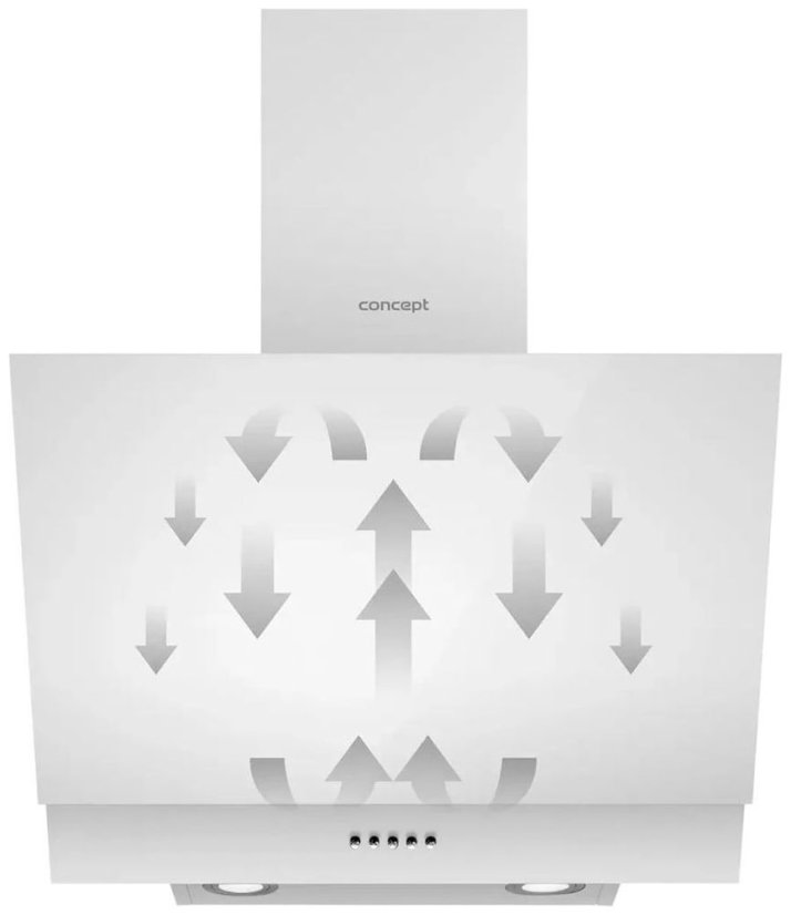 Conceptr OPK5160wh White komínová digestoř 60 cm