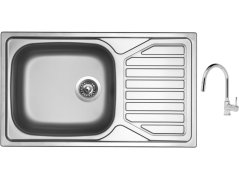 Set Sinks OKIO 860 XXL V matný + baterie Sinks MIX 35 P chrom