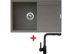 Sinks ULTIMA 790 Truffle + ENIGMA S čierná matná Sinks ULTIMA 790 Truffle + ENIGMA S čierná matná