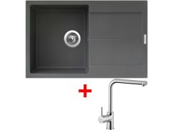 Sinks ULTIMA 790 Titanium + Elka Sinks ULTIMA 790 Titanium + Elka