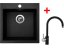Set Sinks Viva 455 Granblack+Vitalia GR