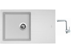 Set Sinks LINEA 780 N Milk + batéria Sinks MIX 3 chróm Set Sinks LINEA 780 N Milk + batéria Sinks MIX 3 chróm