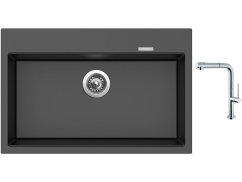 Set Sinks MAXIMO 780 Metalblack + batéria Sinks SLIM S2 kartáčovaná Set Sinks MAXIMO 780 Metalblack + batéria Sinks SLIM S2 kartáčovaná