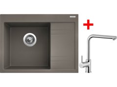 Set Sinks RIM 650 L Truffle + Elka