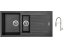 Set Sinks PERFECTO 1000.1 Metalblack + batéria Sinks MIX 35 PROF S chro