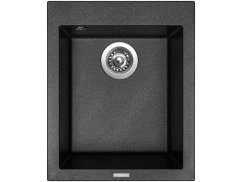 Set Sinks CUBE 410 Metalblack + Mix 3 P GR