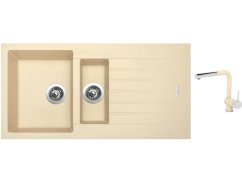 Set Sinks PERFECTO 1000.1 Sahara + baterie Sinks MIX 3 P Sahara Set Sinks PERFECTO 1000.1 Sahara + baterie Sinks MIX 3 P Sahara
