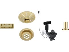 Blanco odtoková sada InFino pro jednu vaničku + táhlo, satin gold