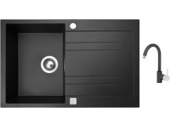 Set Sinks GRANDE 800 Metalblack + batéria Sinks MIX 35 Metalblack