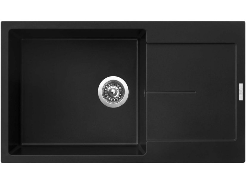 Set Sinks Ultima 860 XXL Pureblack + Vitalia GR