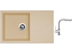Set Sinks LINEA 780 N Sahara + batéria Sinks ENIGMA S chróm Set Sinks LINEA 780 N Sahara + batéria Sinks ENIGMA S chróm