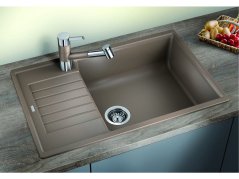 Granitový dřez Blanco ZIA XL 6 S Compact šedá vulkan