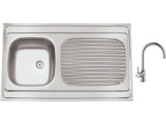 Set Sinks CLP-A 1000 M 0,5mm matný + baterie Sinks VITALIA chrom Set Sinks CLP-A 1000 M 0,5mm matný + baterie Sinks VITALIA chrom
