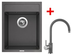 Set Sinks Classic 400 Titanium + Vitalia GR Set Sinks Classic 400 Titanium + Vitalia GR