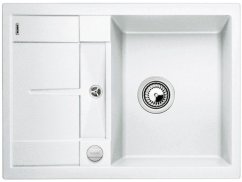 Granitový drez Blanco METRA 45 S Compact biela s excentrom