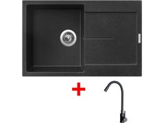 Sinks ULTIMA 790 Granblack + ELASTA čierná matná Sinks ULTIMA 790 Granblack + ELASTA čierná matná