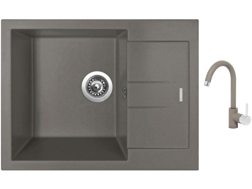 Set Sinks AMANDA 650 Truffle + baterie Sinks MIX 35 Truffle
