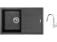 Set Sinks BEST 780 Metalblack + baterie Sinks MIX 35 P chrom