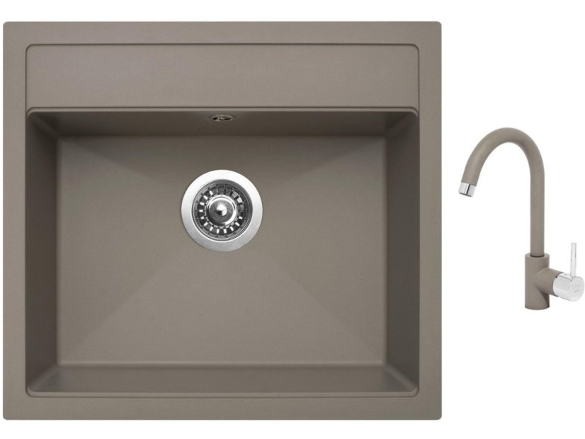 Set Sinks SOLO 560 Truffle + baterie Sinks MIX 35 Truffle