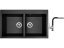 Set Sinks AMANDA 860 DUO Metalblack + batéria Sinks ENIGMA S Metalblack