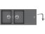 Set Sinks PERFECTO 1160 DUO Titanium + baterie Sinks MIX 3 P Titanium